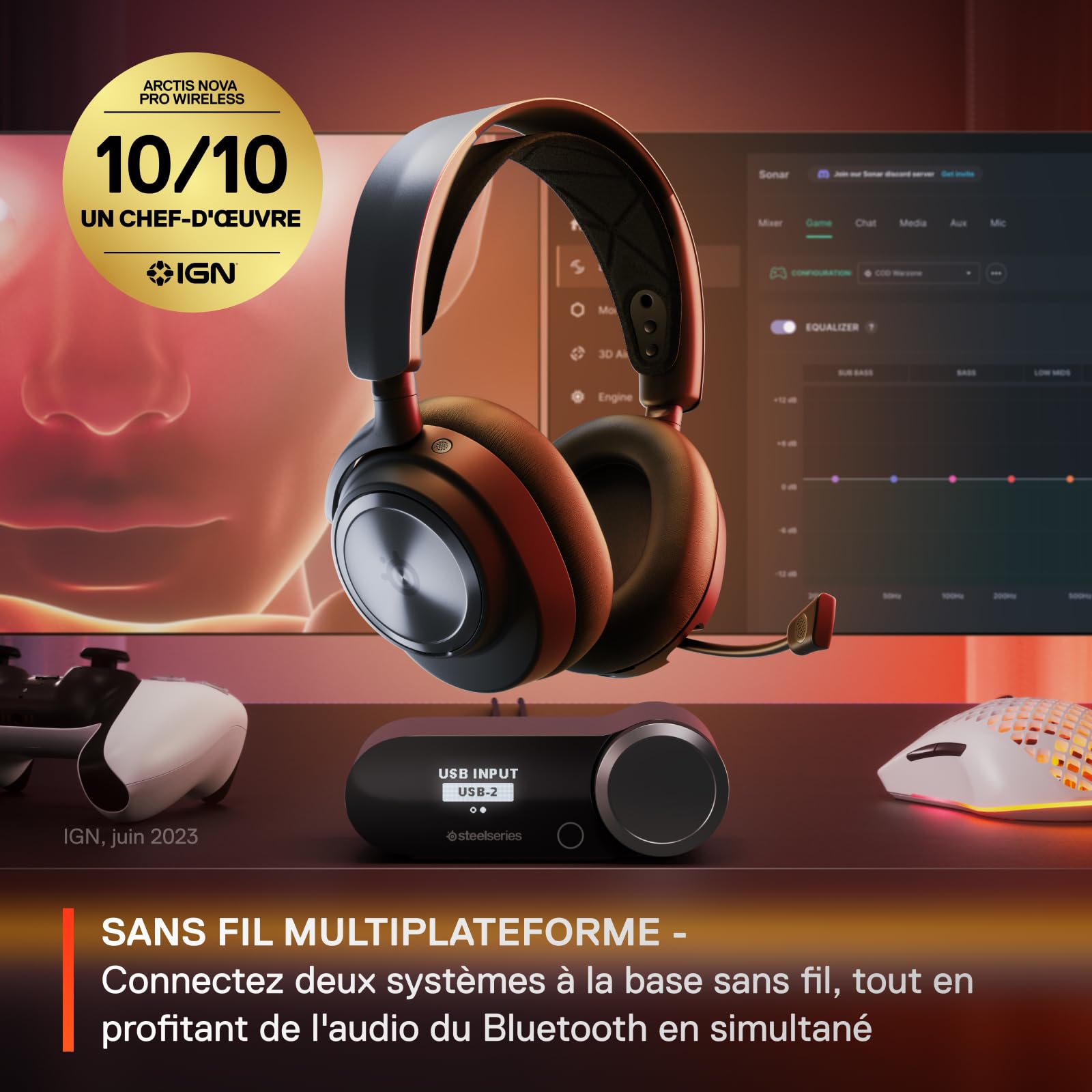 steelseries-arctis-nova-pro-wireless-casque-gaming-multi-syst-me-avec-anc-noir image 2