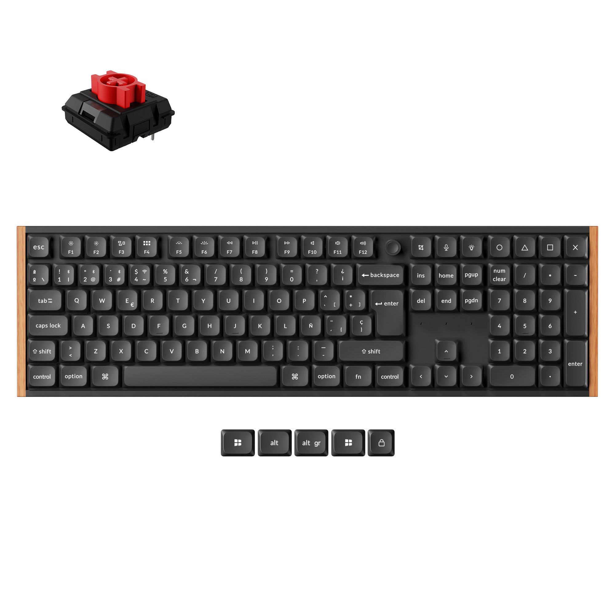 keychron-k5-ultra-8k-clavier-m-canique-custom-sans-fil-ultra-fin-100-iso-fran-ai image 4