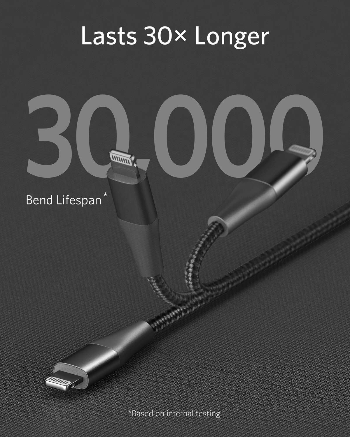 anker-powerline-ii-c-ble-usb-c-vers-lightning-0-9-m-mfi-noir image 5