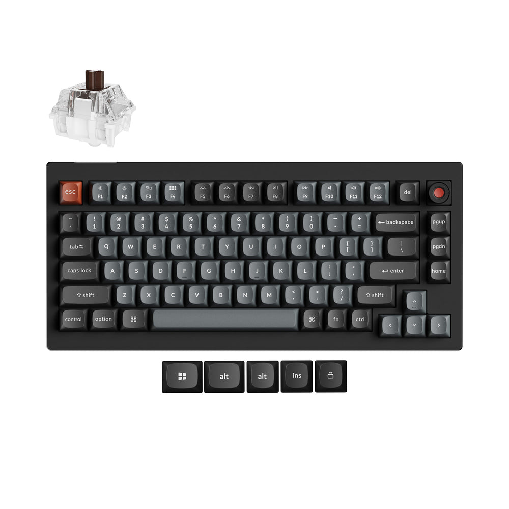 keychron-v1-8k-qmk-clavier-m-canique-filaire-75-us-ansi image 2
