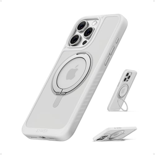 anker-maggo-coque-magn-tique-iphone-15-pro-max-avec-anneau-360-et-b-quille-blanc image 6