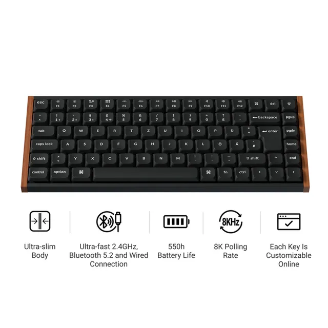 keychron-k3-ultra-8k-clavier-m-canique-ultra-fin-sans-fil-low-profile-75-iso image 1