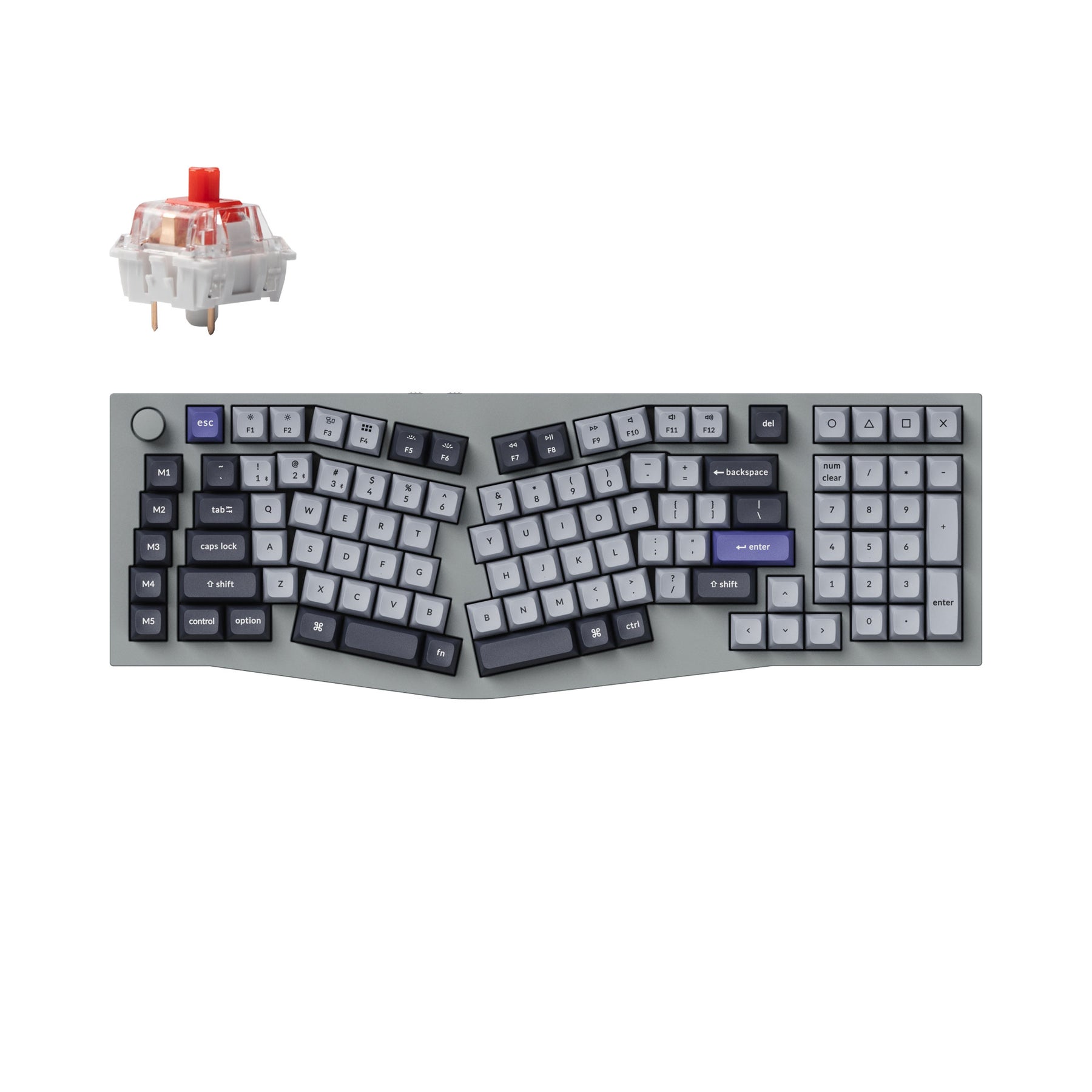 keychron-q13-pro-alice-layout-clavier-m-canique-custom-sans-fil-qmk-via-us-ansi image 4