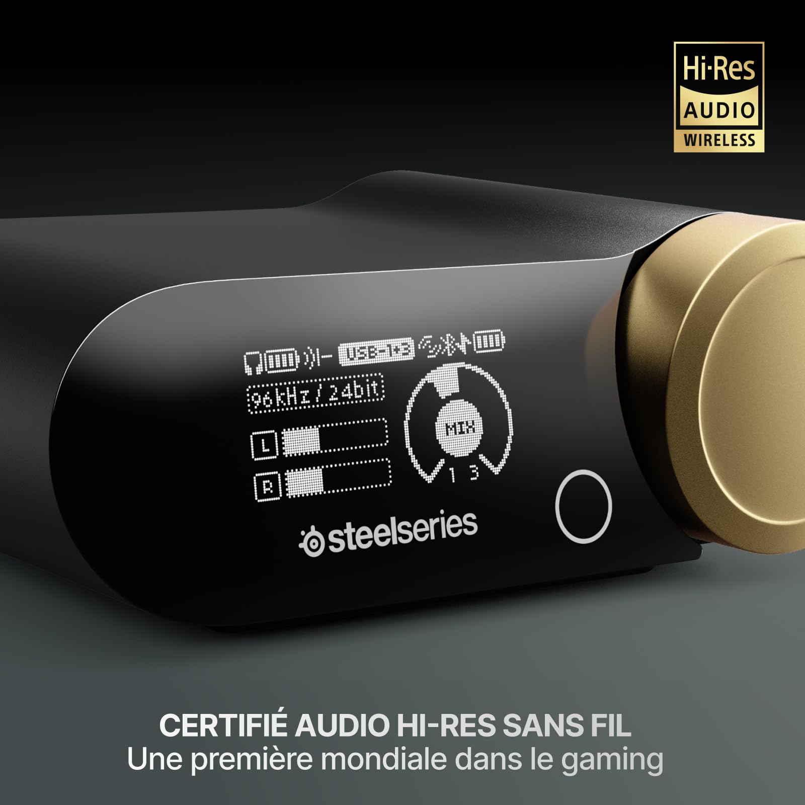 steelseries-arctis-nova-elite-sage-gold-casque-gaming-sans-fil image 2