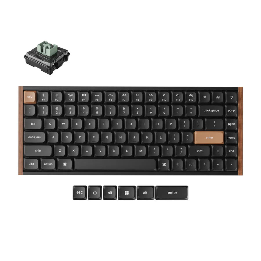 keychron-k3-he-clavier-sans-fil-magn-tique-low-profile-75-switchs-lime-he image 8