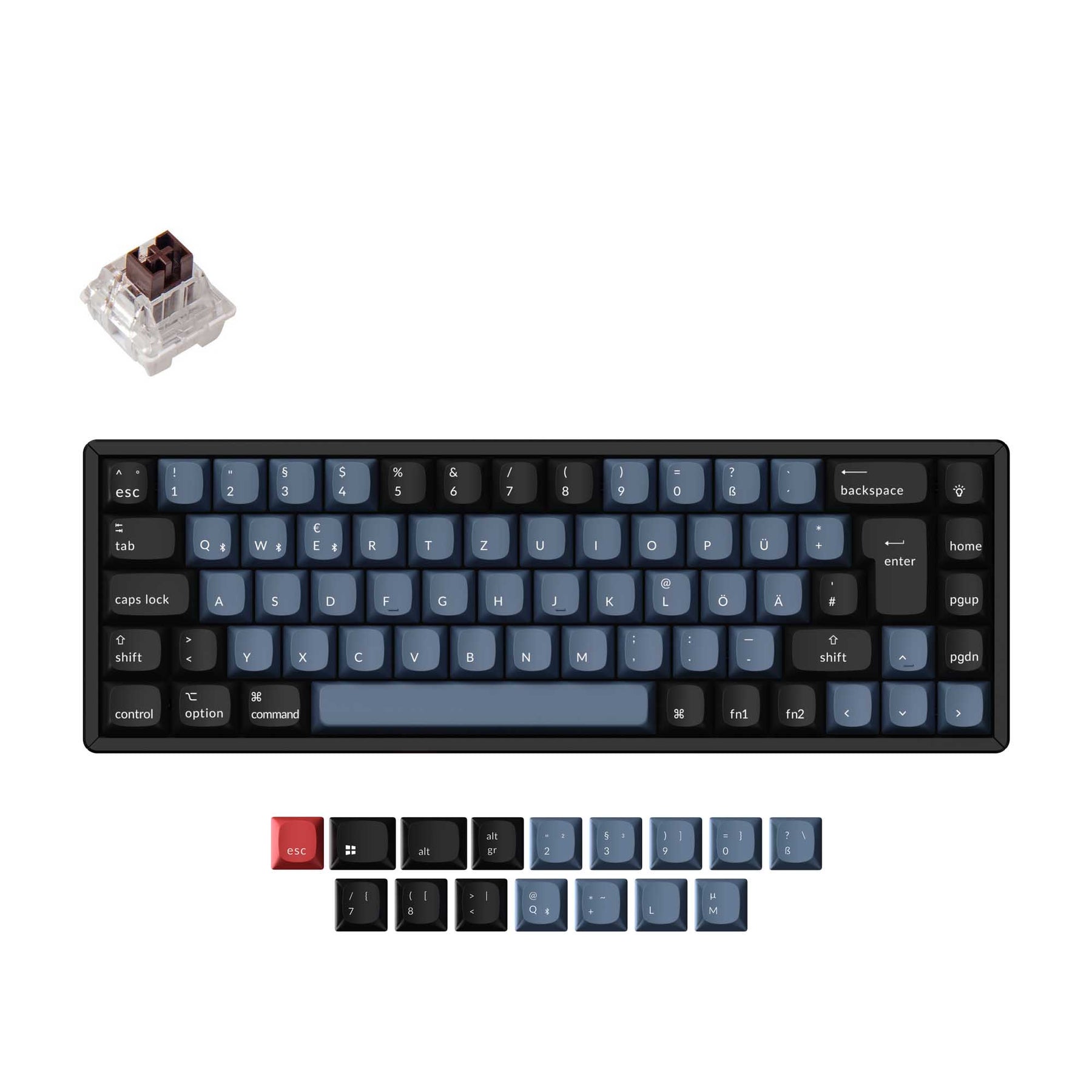 keychron-k6-pro-qmk-via-clavier-m-canique-sans-fil-65-iso-fran-ais image 6