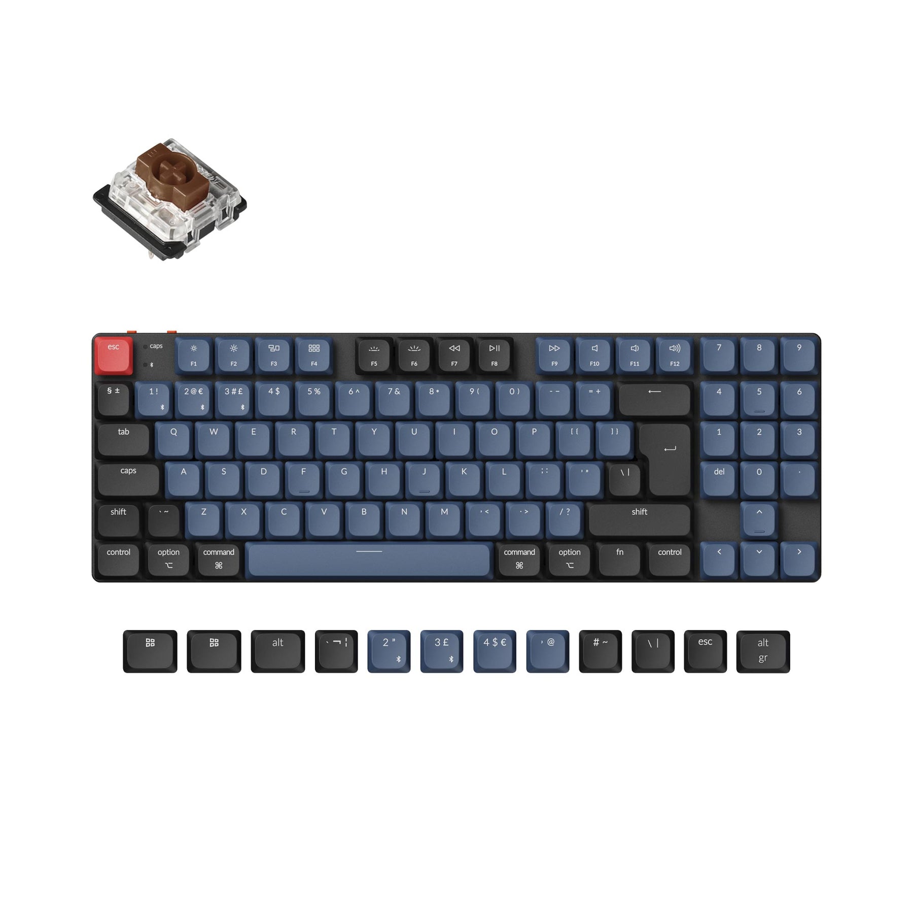 keychron-k13-pro-qmk-via-clavier-m-canique-sans-fil-ultra-fin-80-iso-fran-ais image 2