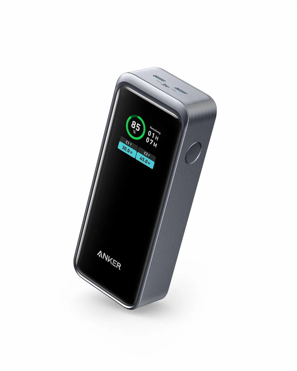 anker-prime-batterie-externe-12000-mah-130w-2-ports-avec-cran-intelligent image 1