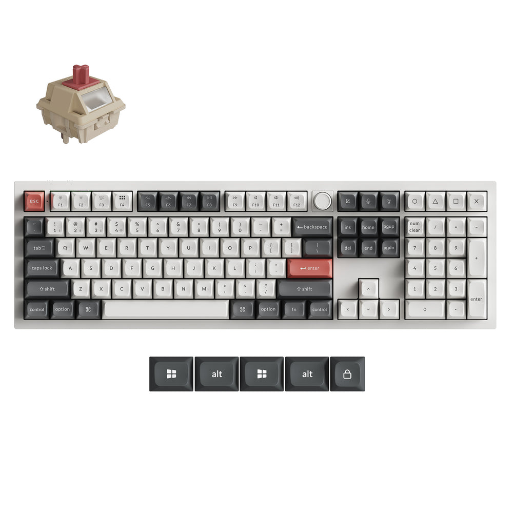 keychron-q6-ultra-8k-clavier-m-canique-custom-sans-fil-100-us-ansi image 4