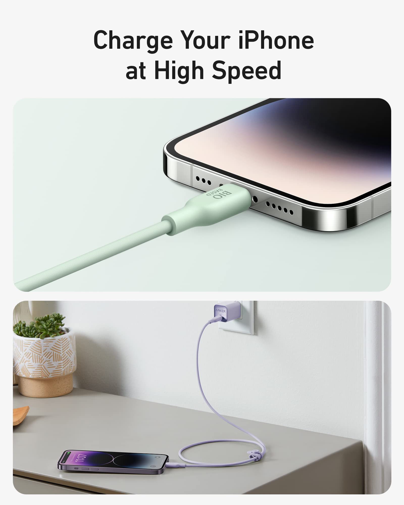 anker-541-c-ble-usb-c-vers-lightning-0-9-m-vert-naturel image 6