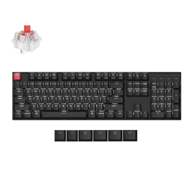 keychron-k10-version-2-clavier-m-canique-sans-fil-100-qmk image 1