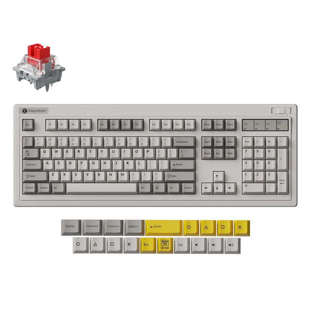 keychron-r6-qmk-clavier-m-canique-custom-sans-fil-100-full-size image 1