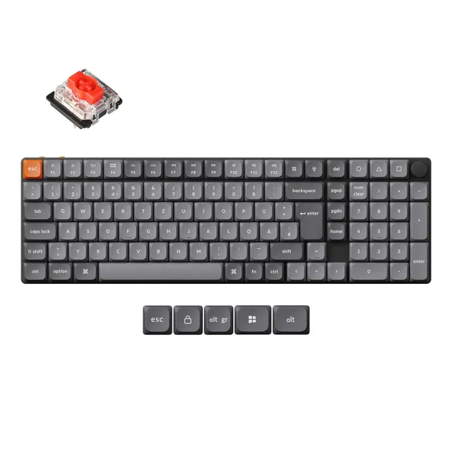 keychron-k17-max-qmk-clavier-low-profile-sans-fil-96-iso-avec-pav-num-rique image 1