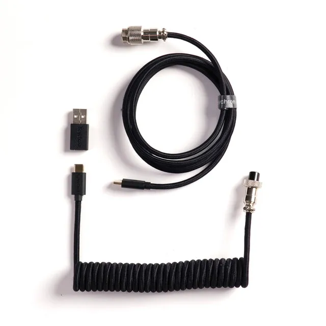 keychron-coiled-aviator-cable-8k-c-ble-spirale-usb image 1
