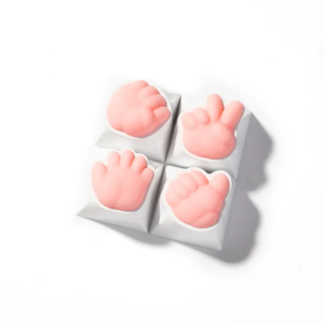 keychron-finger-guessing-game-keycap-artisan-x4 image 1