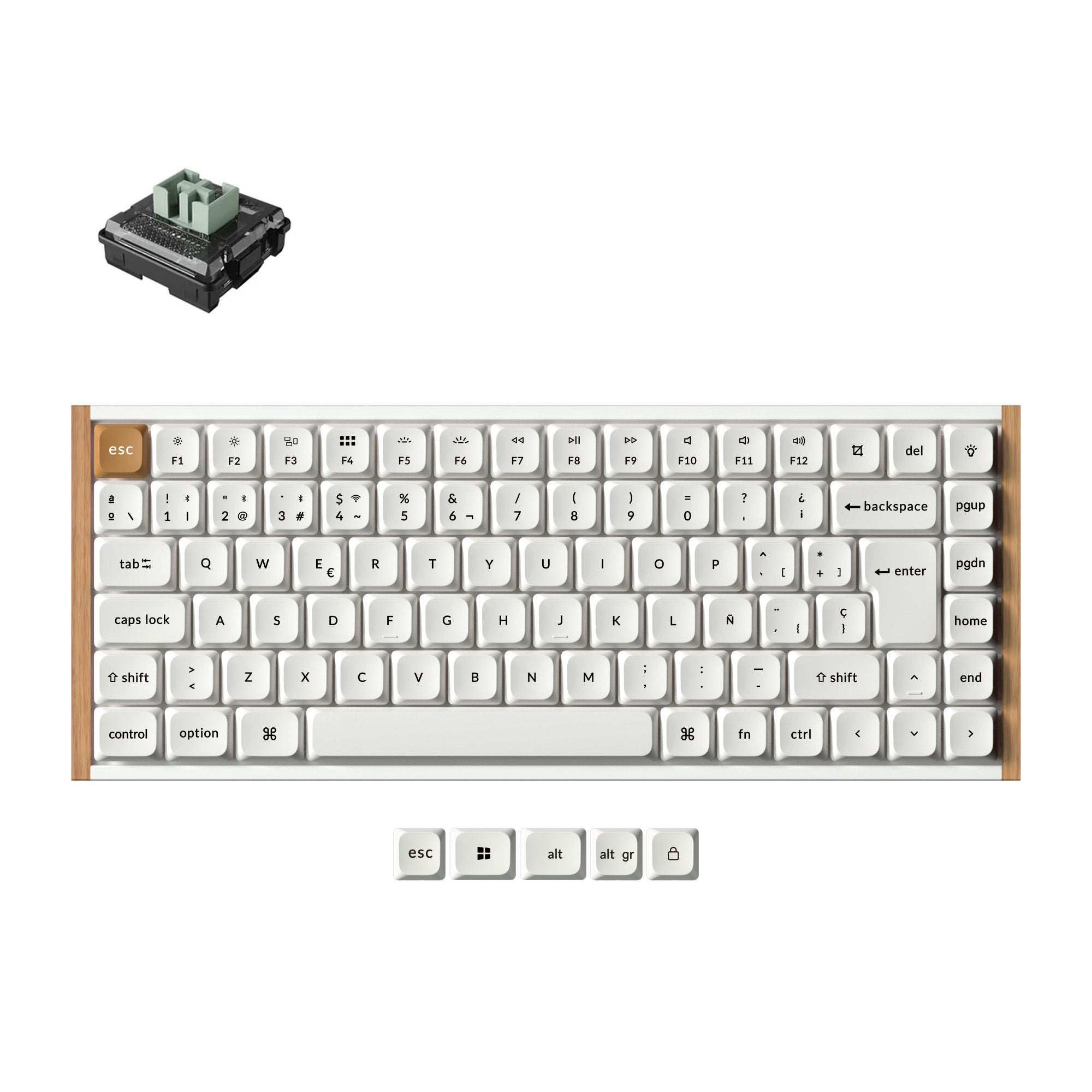 keychron-k3-he-clavier-magn-tique-sans-fil-75-low-profile-hall-effect image 4
