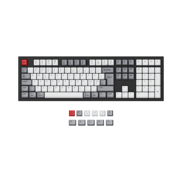 keychron-set-de-capuchons-pbt-retro-oem-dye-sub-iso-et-ansi image 3