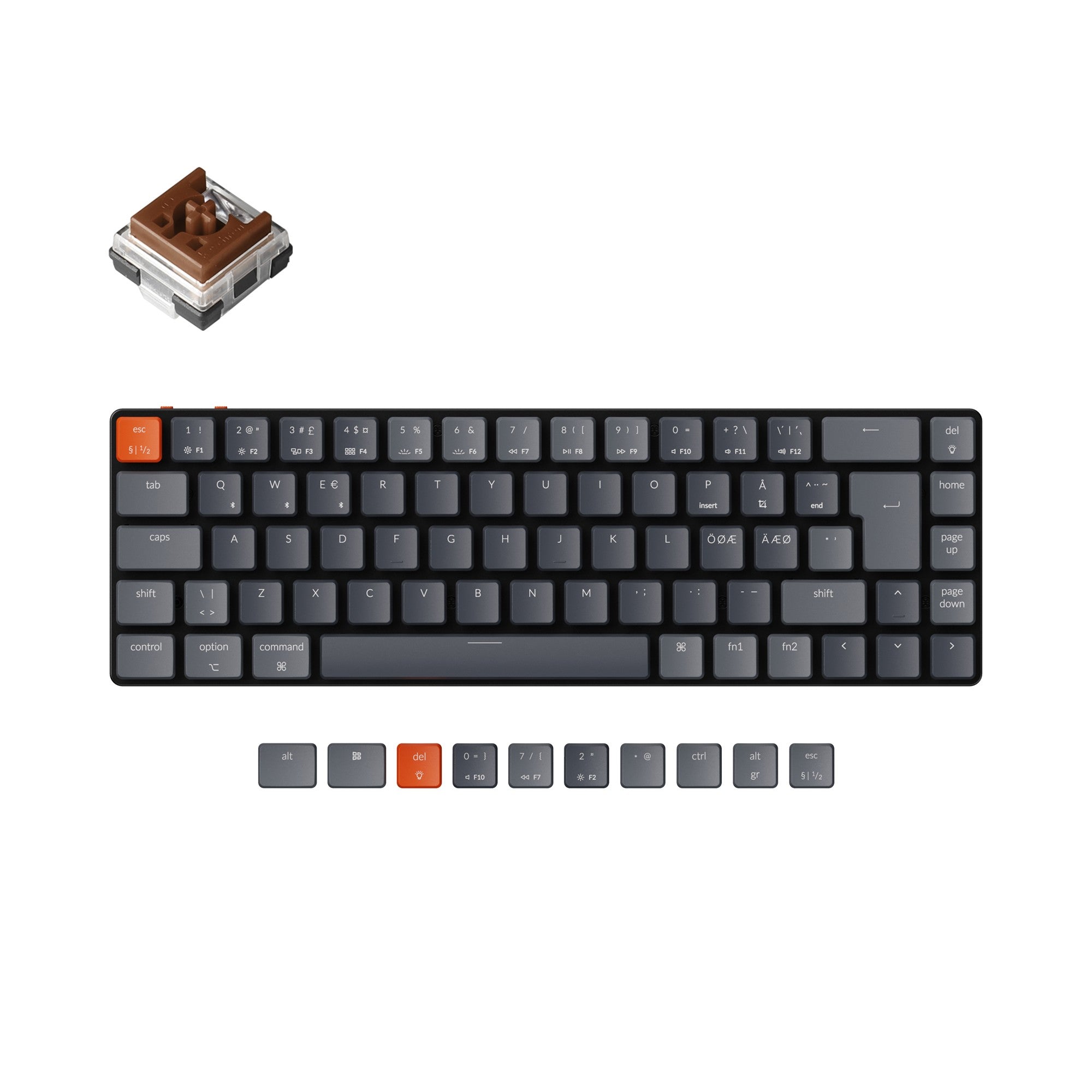 keychron-k7-ultra-fin-clavier-m-canique-sans-fil-nordic-iso-65 image 6