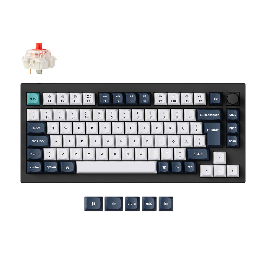 keychron-q1-max-clavier-m-canique-custom-sans-fil-qmk-via-iso image 1