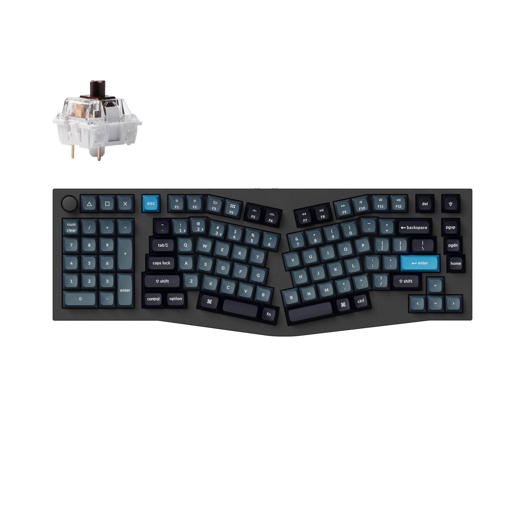 keychron-q14-pro-alice-qmk-via-clavier-m-canique-custom-sans-fil-us-ansi image 2