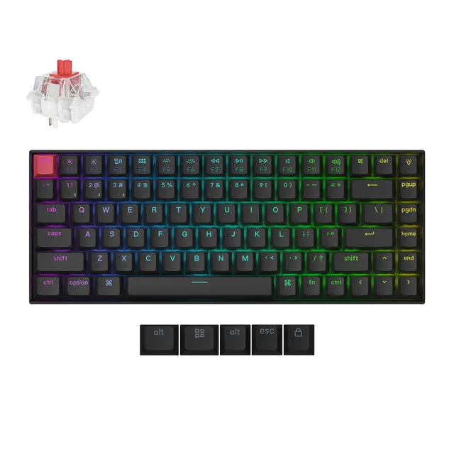 keychron-k2-version-3-qmk-clavier-m-canique-sans-fil-75-ansi-us image 1