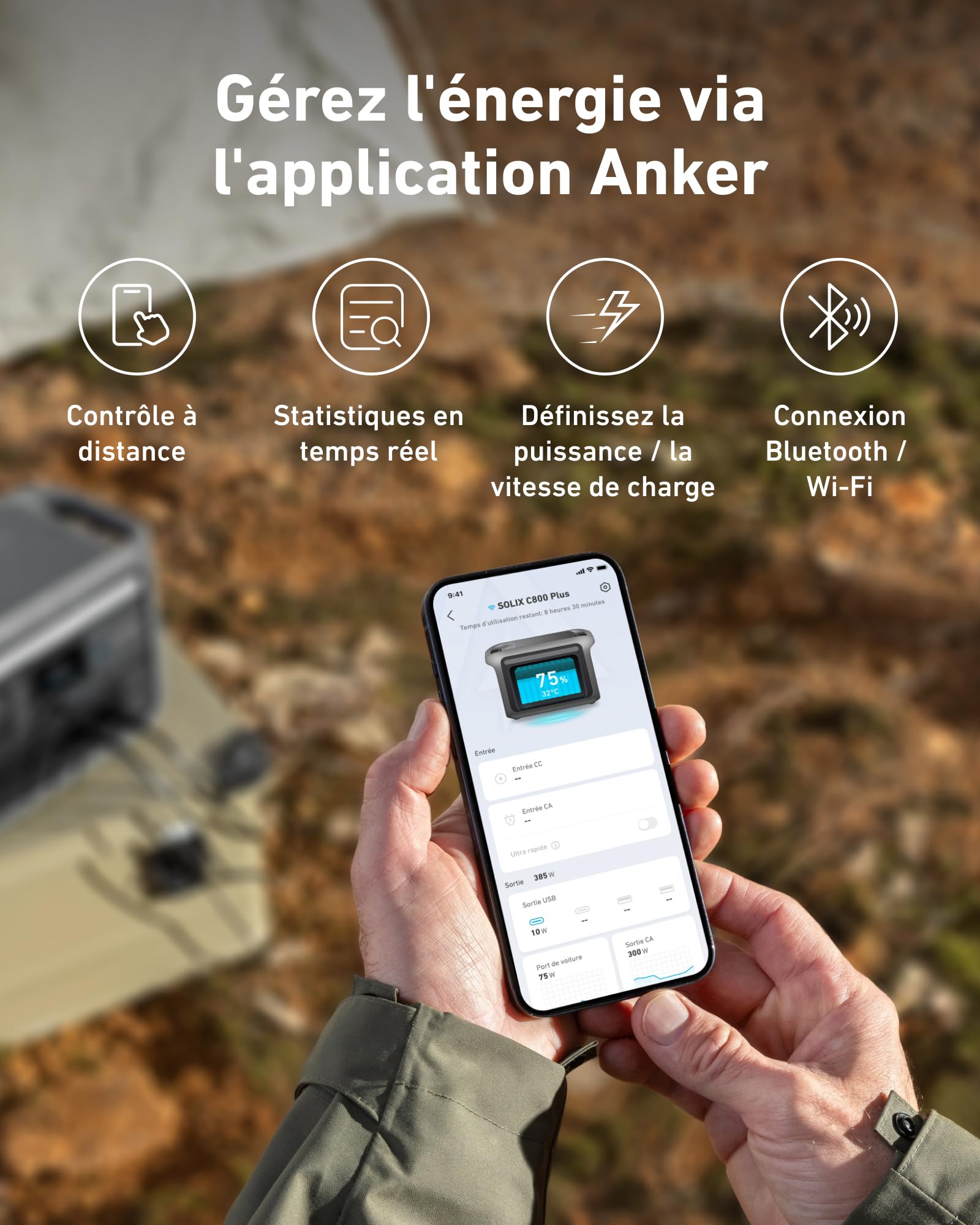 anker-solix-c800-plus-station-lectrique-portable-768wh-1200w-avec-lampes-camping image 7