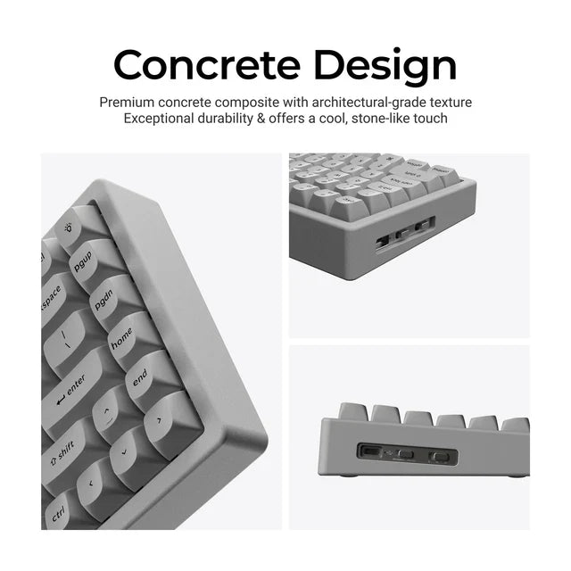 keychron-k2-he-concrete-edition-clavier-magn-tique-sans-fil-75-us-ansi image 6